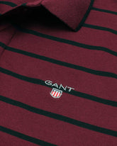 G-A-N-T IMPORTED MEN'S STRIPPER POLO SHIRT (MAROON)